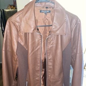 Long Brown Leather Jacket